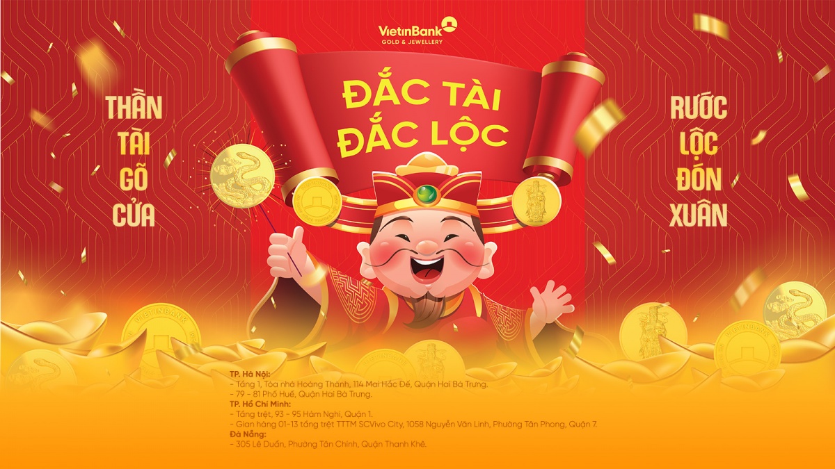 Nghênh đón thần tài Ất Tỵ, khai Xuân hồng phát Nghênh đón thần tài Ất Tỵ, khai Xuân hồng phát