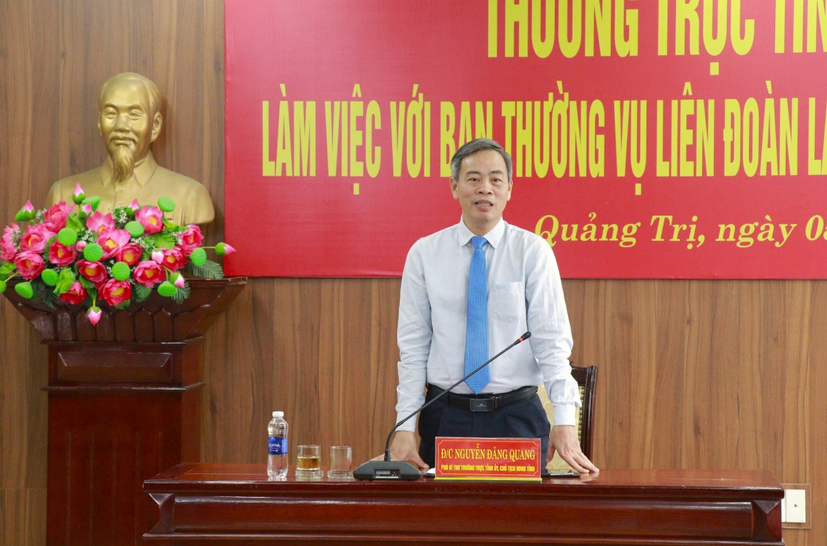 LĐLĐ tỉnh Quảng Trị đề xuất xin chủ trương thành lập Công đoàn Khu kinh tế LĐLĐ tỉnh Quảng Trị đề xuất xin chủ trương thành lập Công đoàn Khu kinh tế