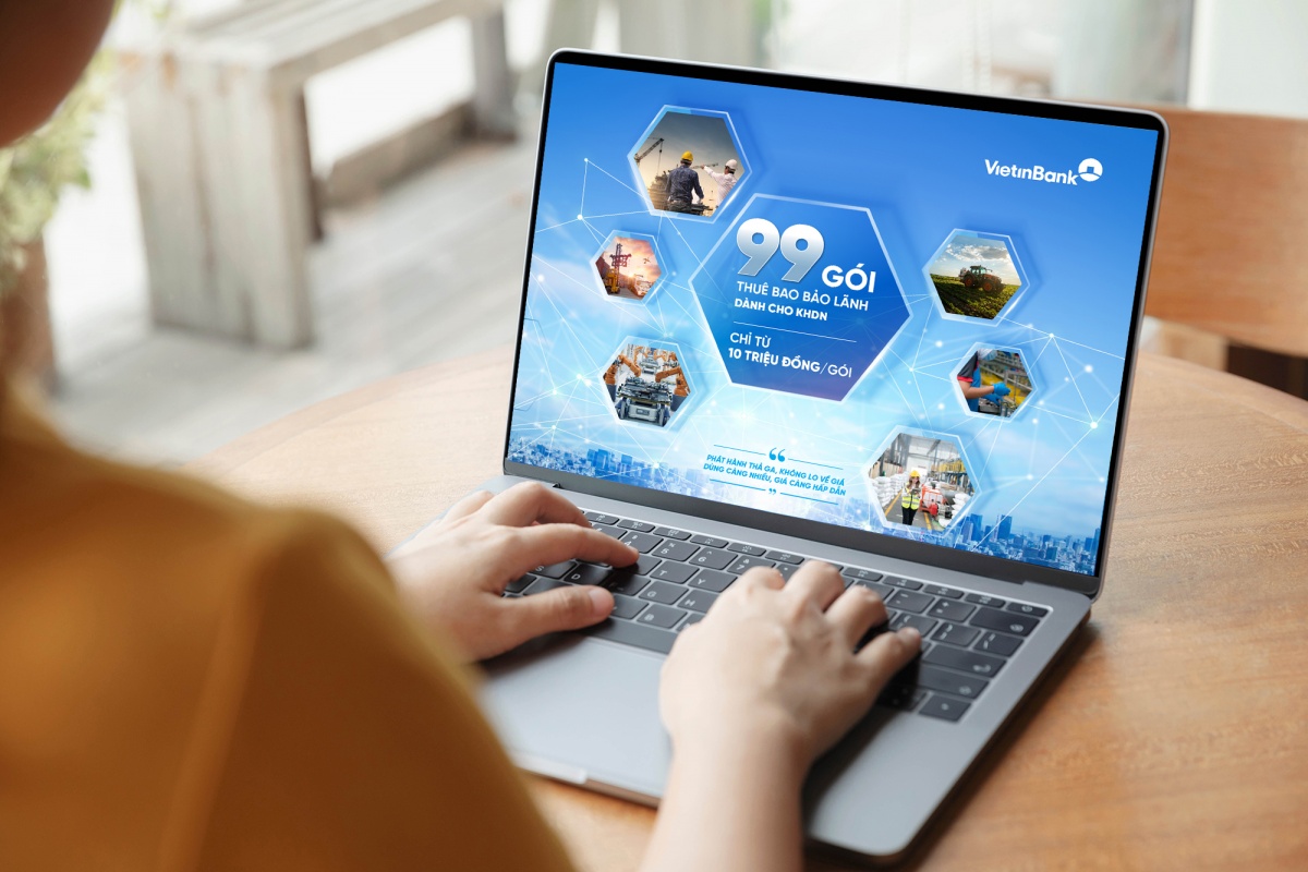 từ đầu năm 2025, VietinBank đã cho ra mắt 99 gói Thuê bao bảo lãnh dành cho các khách hàng doanh nghiệp từ đầu năm 2025, VietinBank đã cho ra mắt 99 gói Thuê bao bảo lãnh dành cho các khách hàng doanh nghiệp
