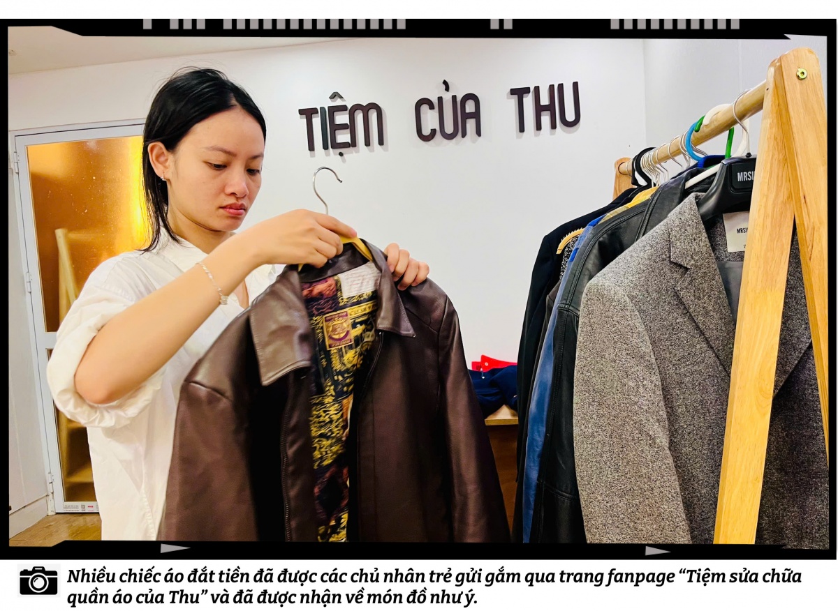 Nét xưa dáng nay: Người sửa chữa quần áo thời hiện đại