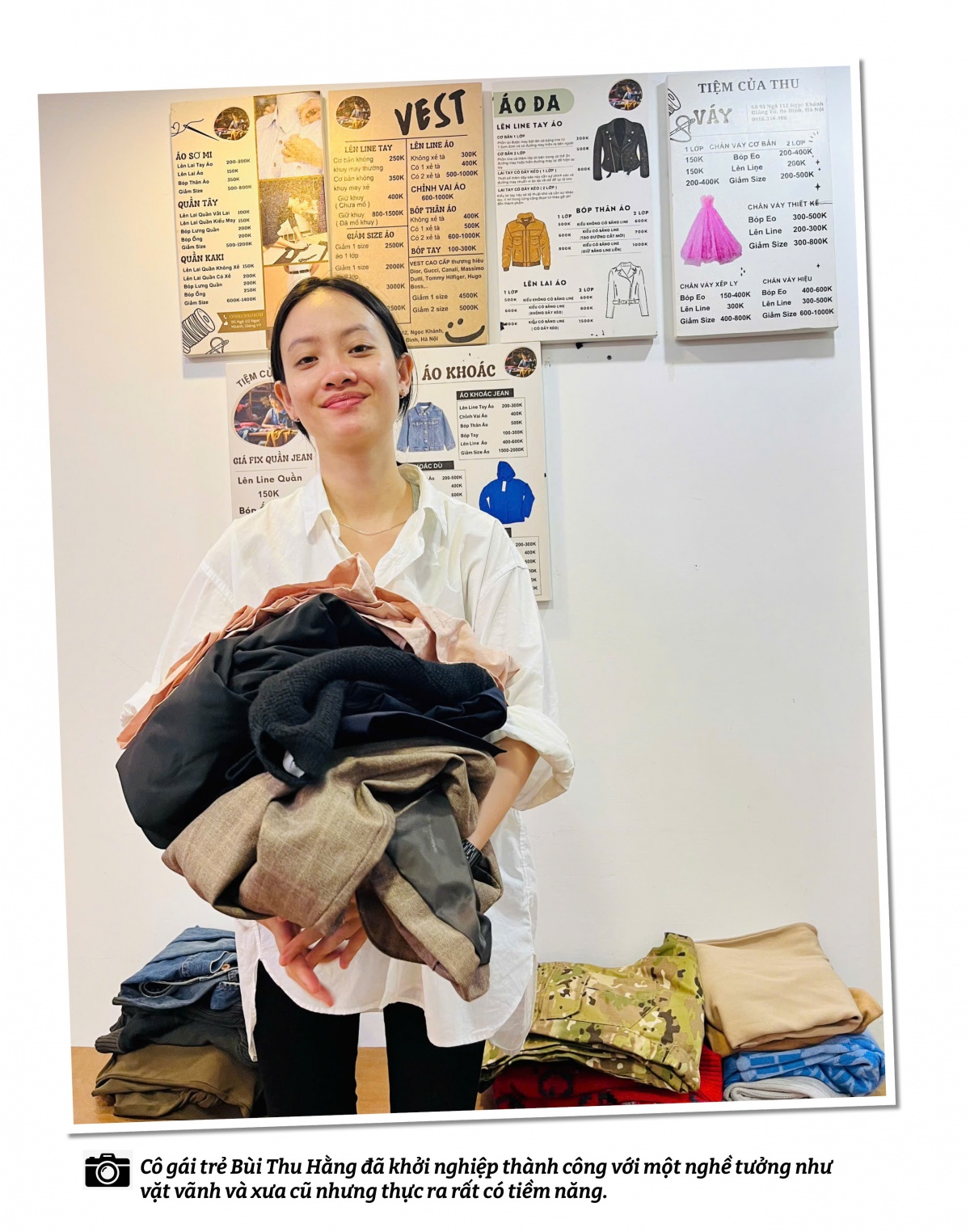 Nét xưa dáng nay: Người sửa chữa quần áo thời hiện đại