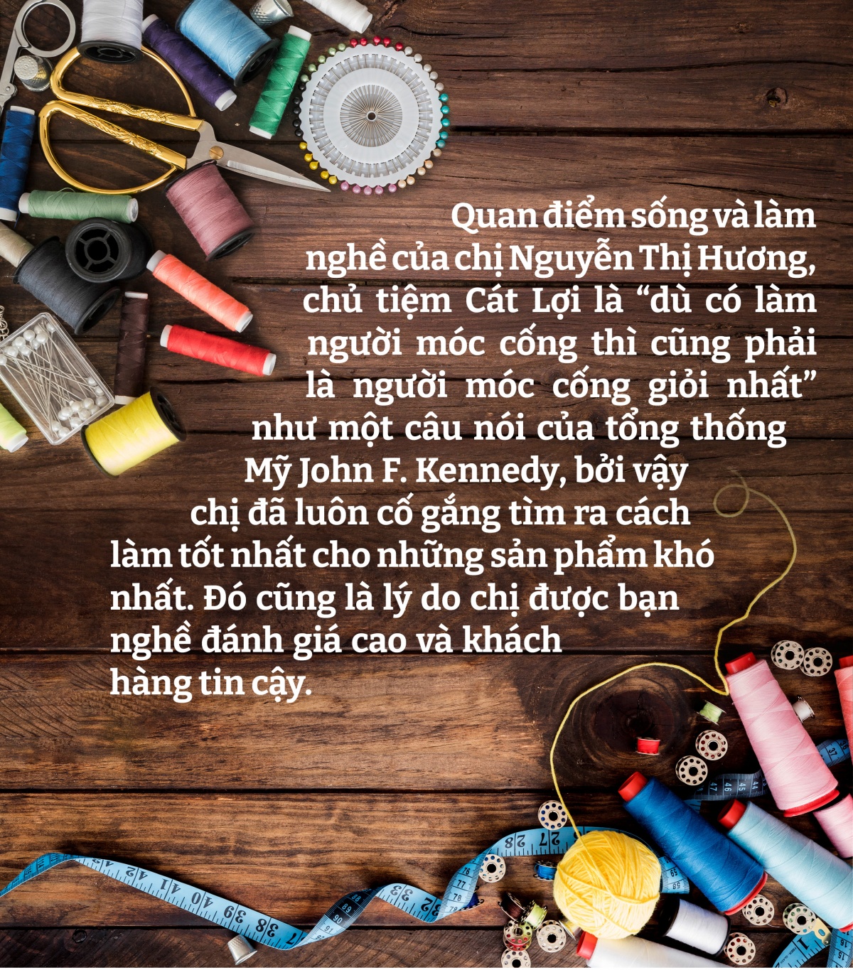 Nét xưa dáng nay: Người sửa chữa quần áo thời hiện đại