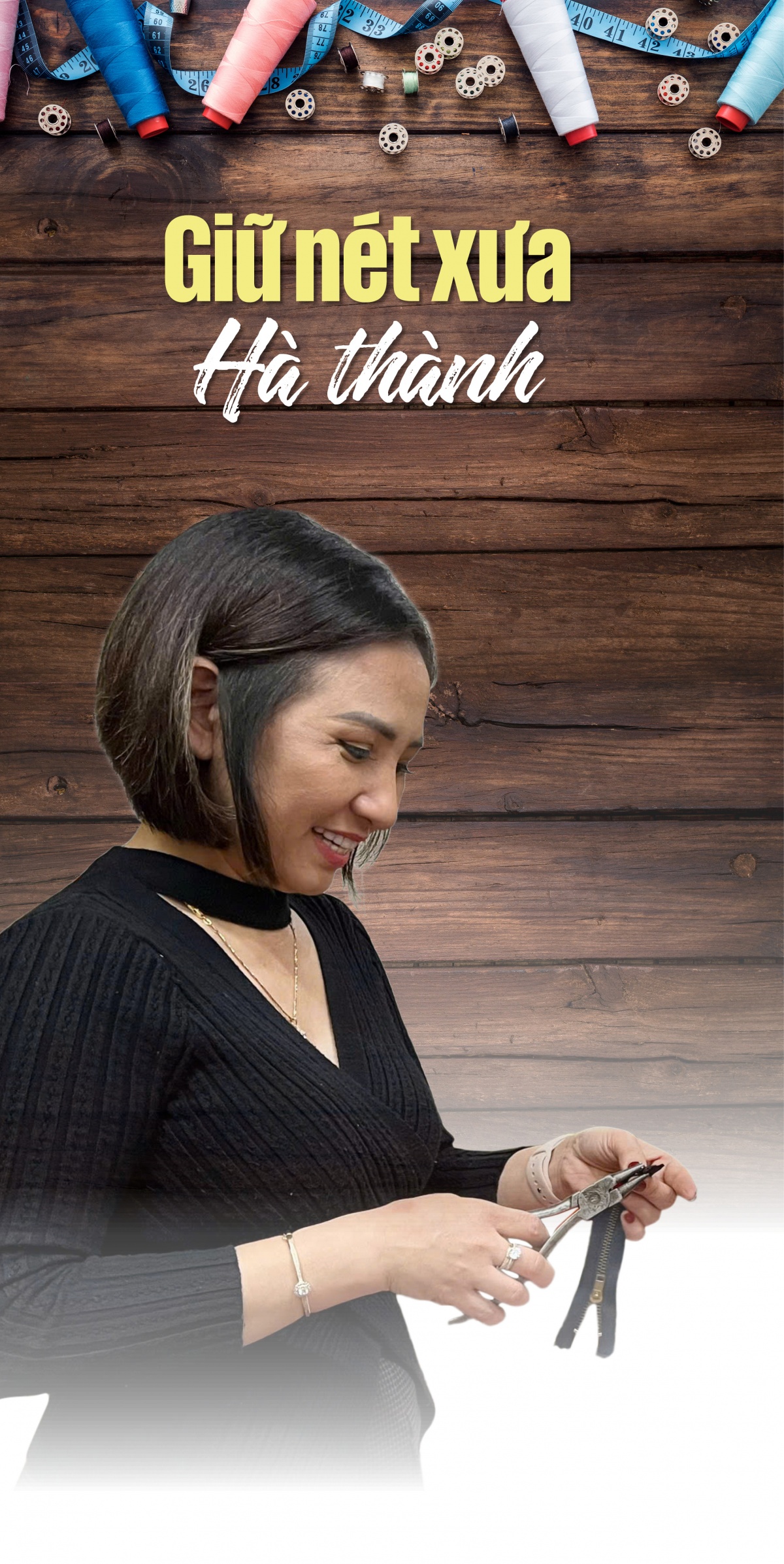 Nét xưa dáng nay: Người sửa chữa quần áo thời hiện đại