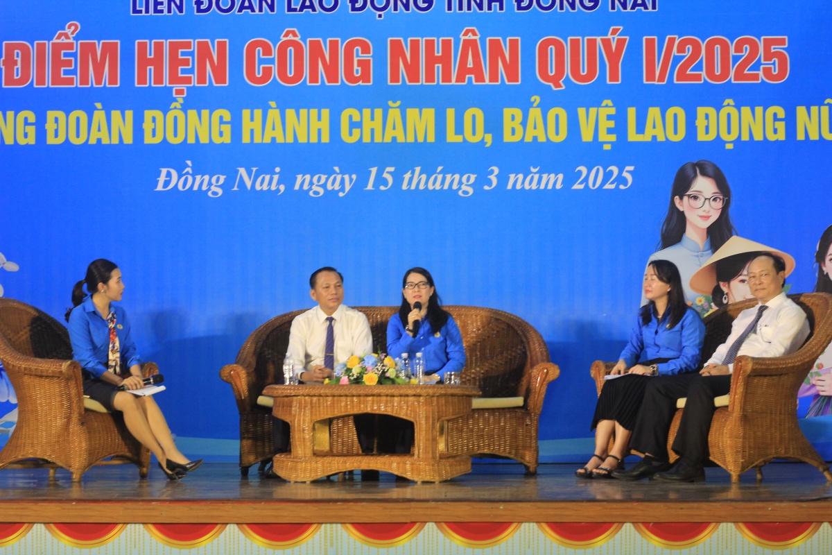 Công đoàn Đồng Nai: Đồng hành, chia sẻ, bảo về lao động nữ Công đoàn Đồng Nai: Đồng hành, chia sẻ, bảo về lao động nữ