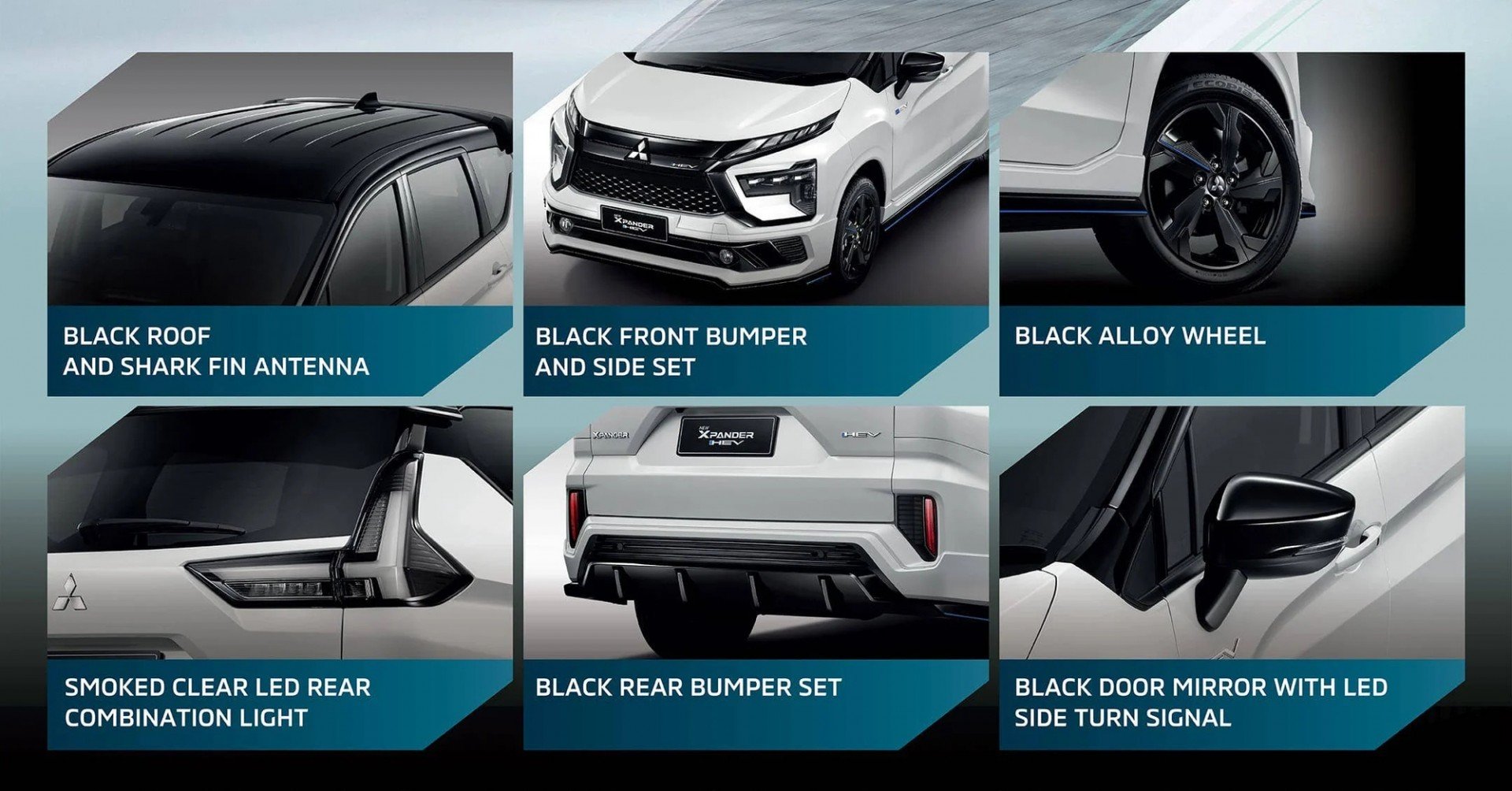 Cận cảnh bộ trang bị thể thao dành cho Mitsubishi Xpander HEV Cận cảnh bộ trang bị thể thao dành cho Mitsubishi Xpander HEV