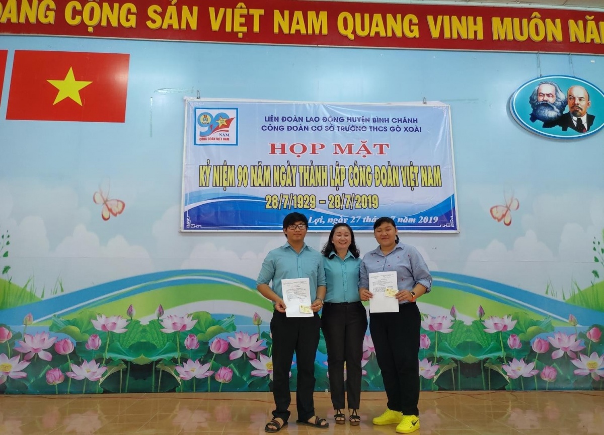 Người “giữ lửa” cho Công đoàn Trường THCS Gò Xoài