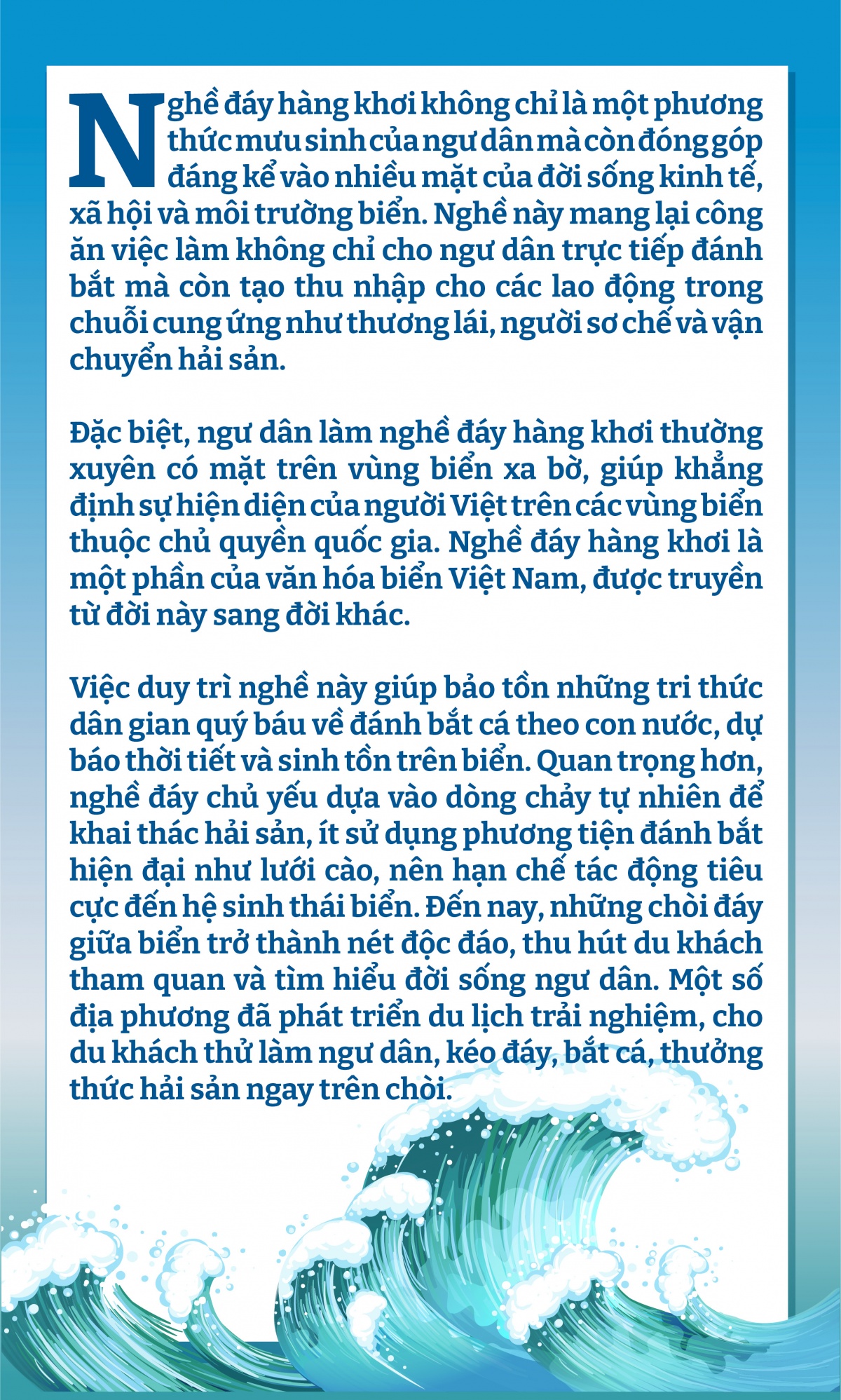 Thợ đóng đáy hàng khơi: Những người treo mình trên sóng gió