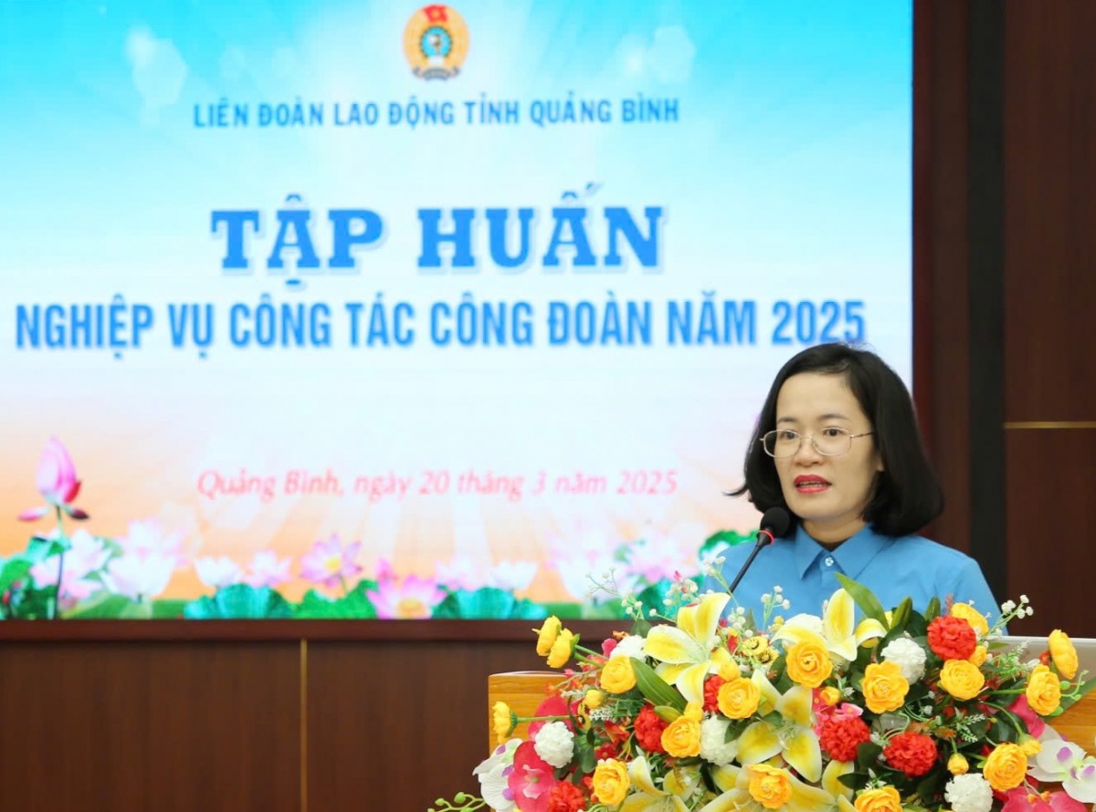 Đổi mới tư duy, tầm nhìn và kỹ năng cho cán bộ công đoàn tỉnh Quảng Bình