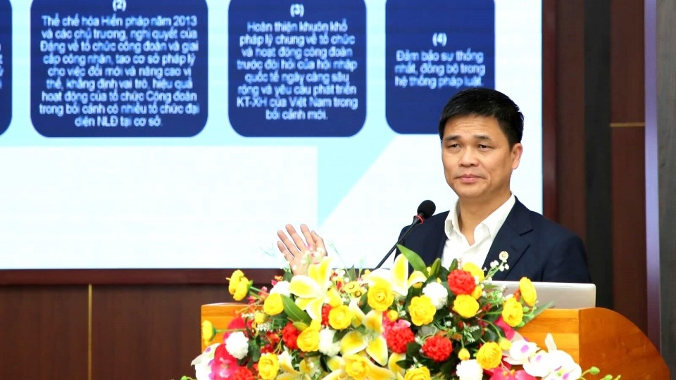 Đổi mới tư duy, tầm nhìn và kỹ năng cho cán bộ công đoàn tỉnh Quảng Bình