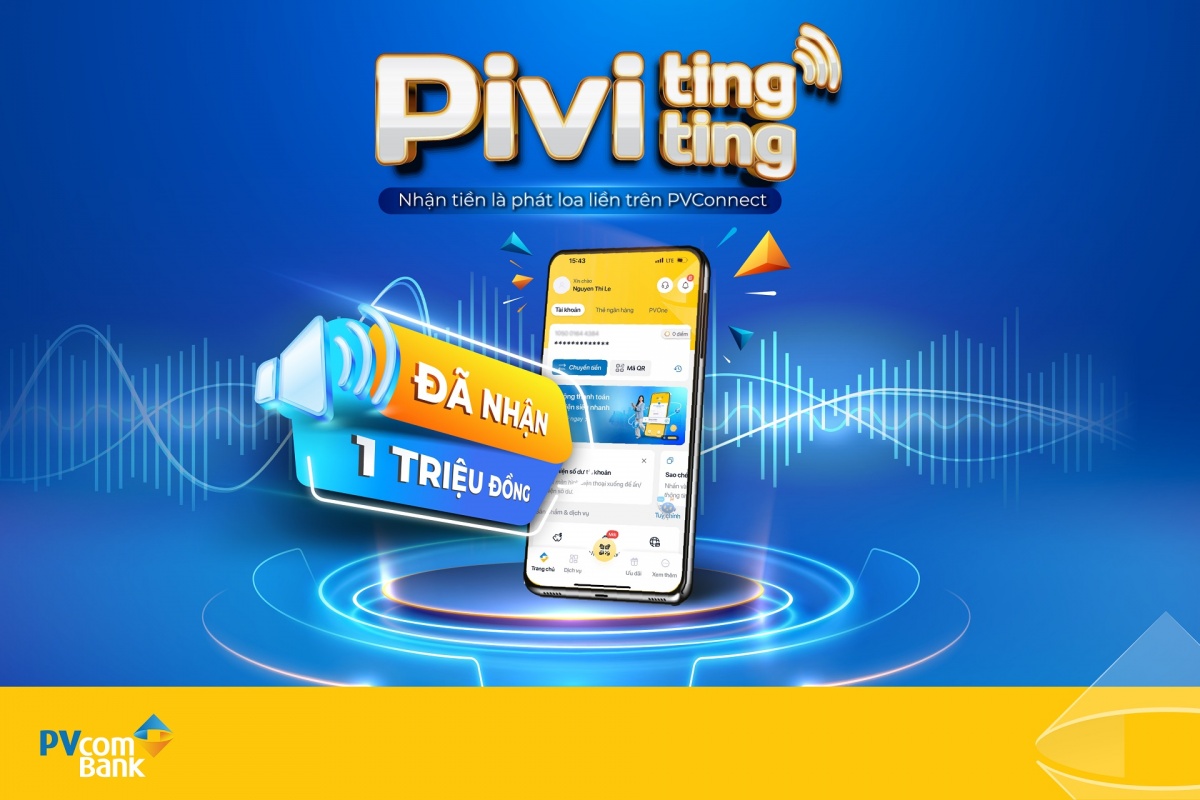 PVcomBank ra mắt tính năng thông báo biến động số dư bằng giọng nói trên PVConnect PVcomBank ra mắt tính năng thông báo biến động số dư bằng giọng nói trên PVConnect