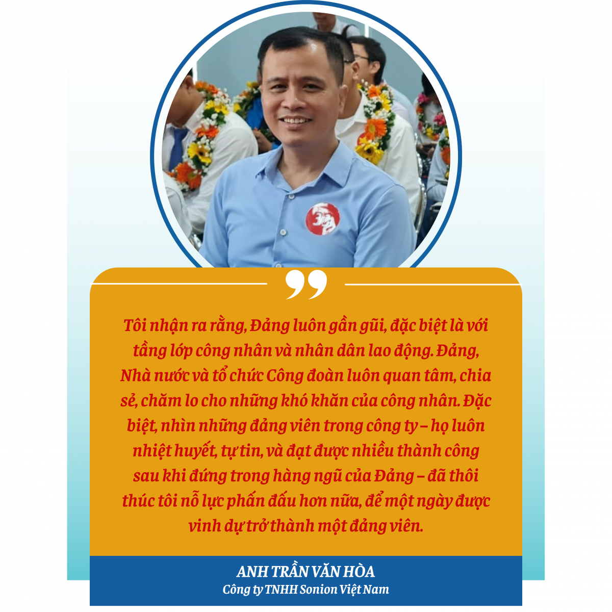 Người Đảng viên tiên phong: Từ công nhân sản xuất đến tấm gương lao động sáng tạo Người Đảng viên tiên phong: Từ công nhân sản xuất đến tấm gương lao động sáng tạo