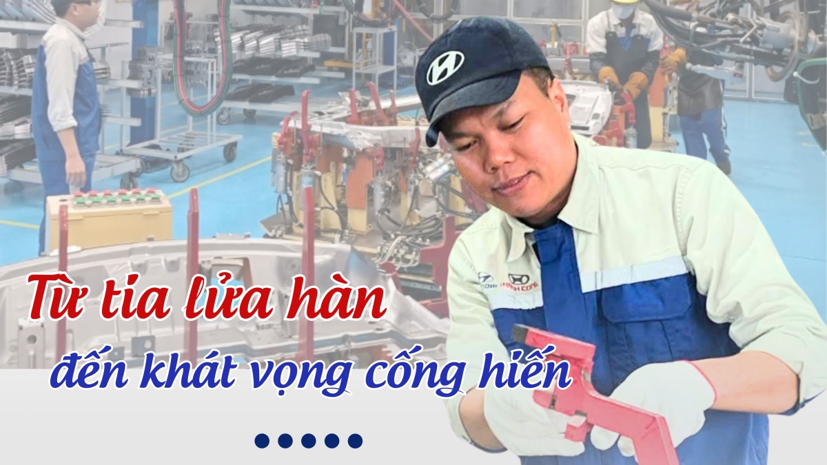 Từ tia lửa hàn đến khát vọng cống hiến
