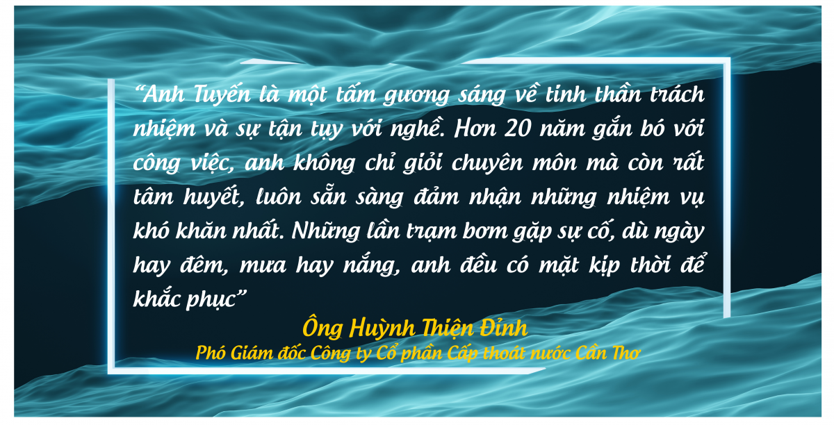 Dòng nước cuộc sống và những cống hiến thầm lặng Dòng nước cuộc sống và những cống hiến thầm lặng