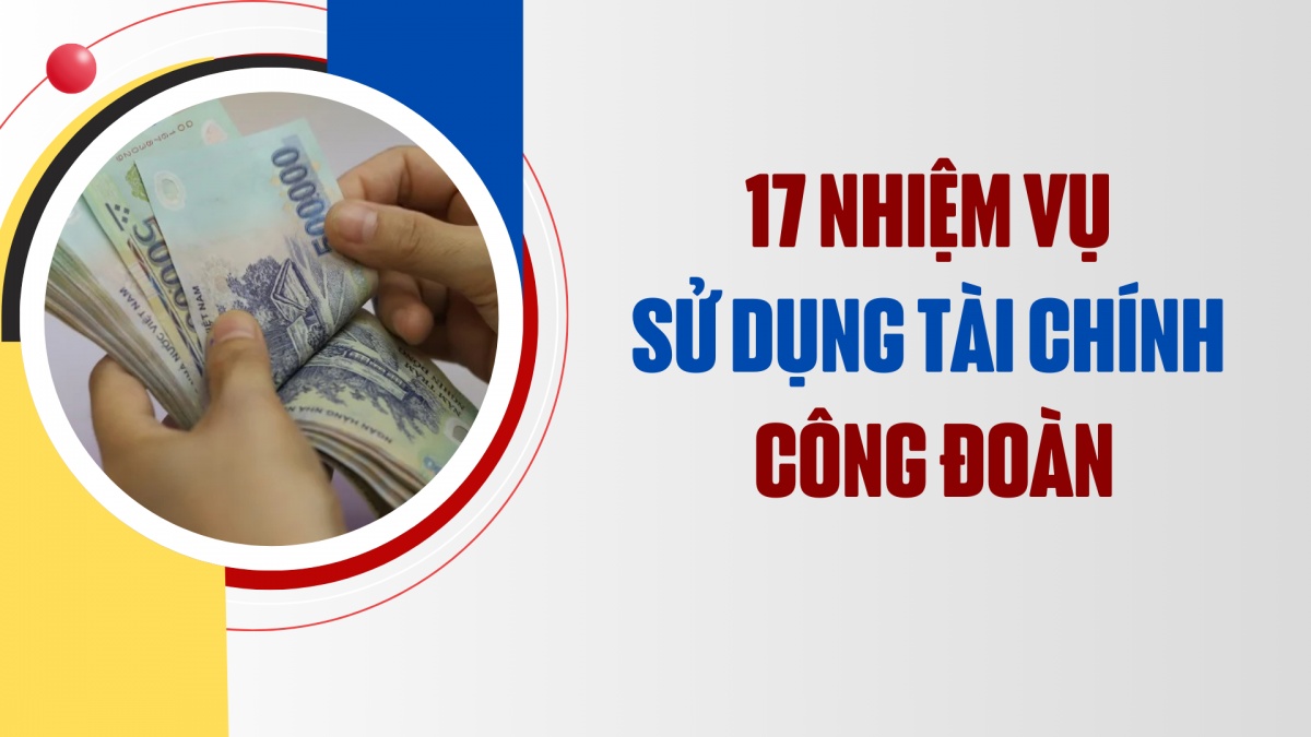17 nhiệm vụ sử dụng tài chính công đoàn