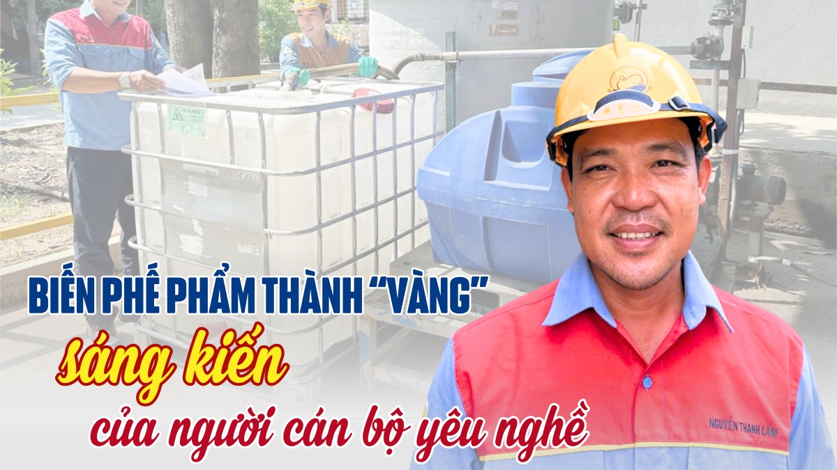 Biến phế phẩm thành “vàng” – sáng kiến của người cán bộ yêu nghề