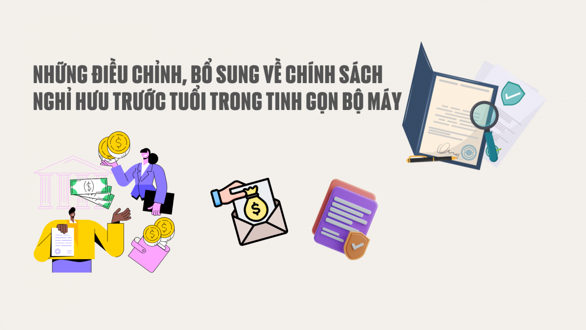 Những điều chỉnh, bổ sung quan trọng về chính sách nghỉ hưu trước tuổi trong tinh gọn bộ máy