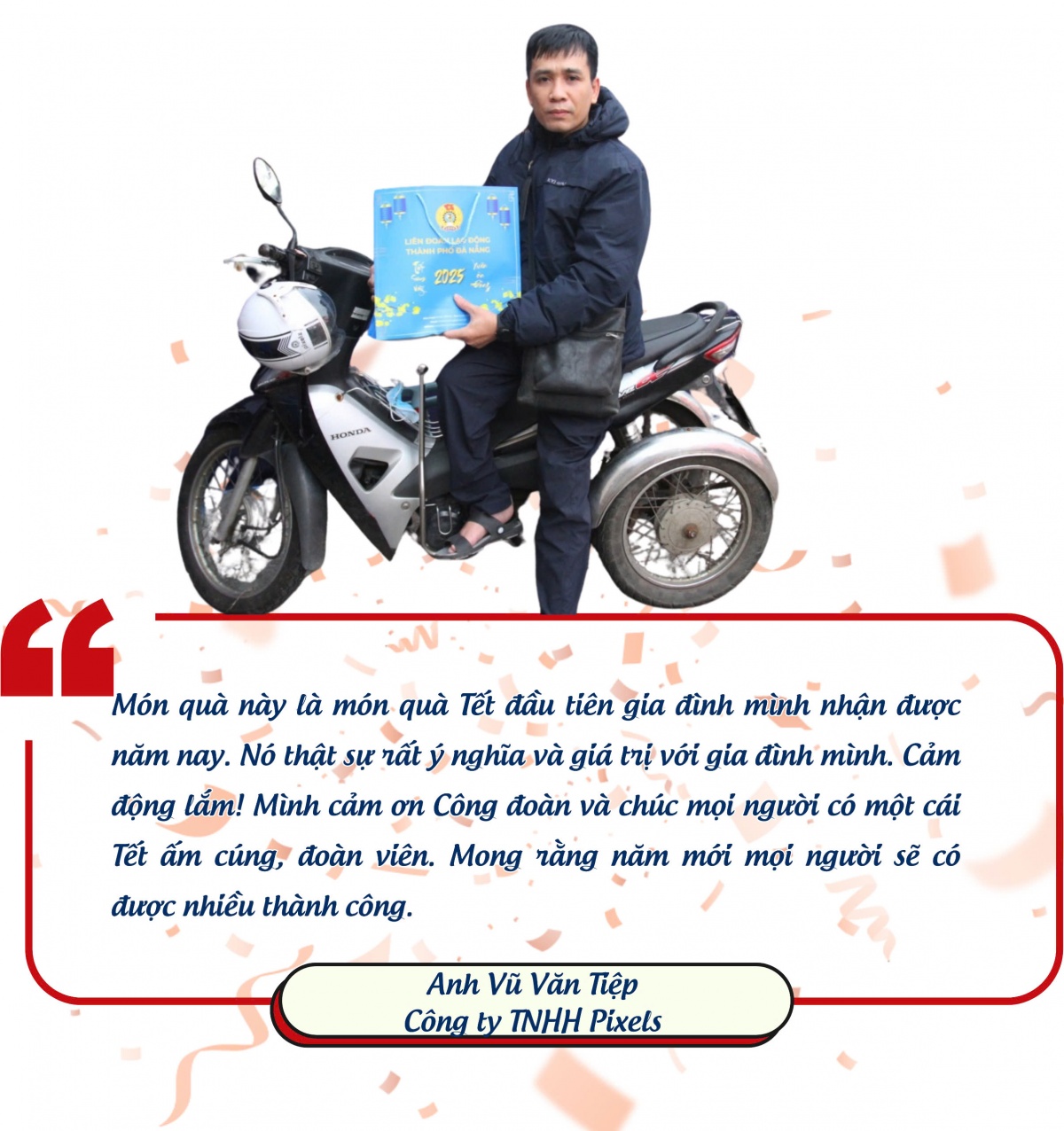 Niềm vui Tết sớm của công nhân Đà Nẵng