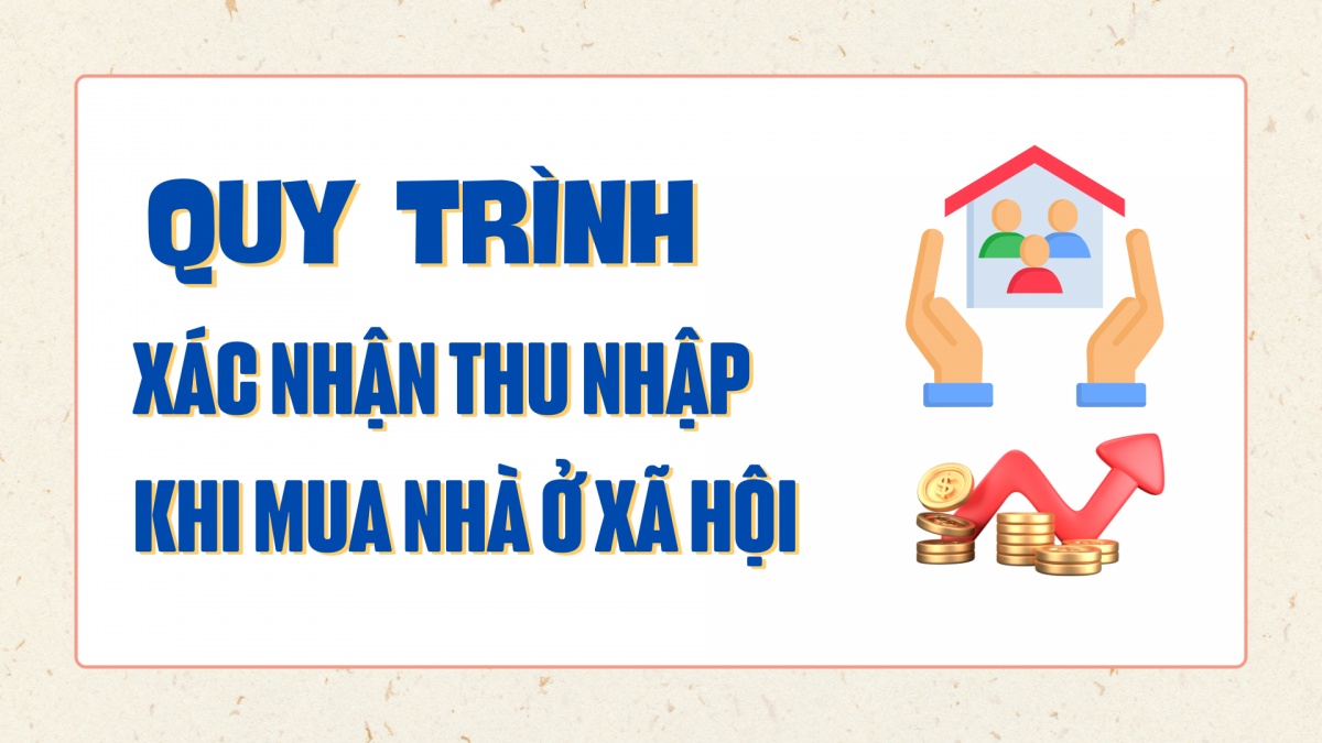 Quy trình xác nhận thu nhập khi mua nhà ở xã hội?