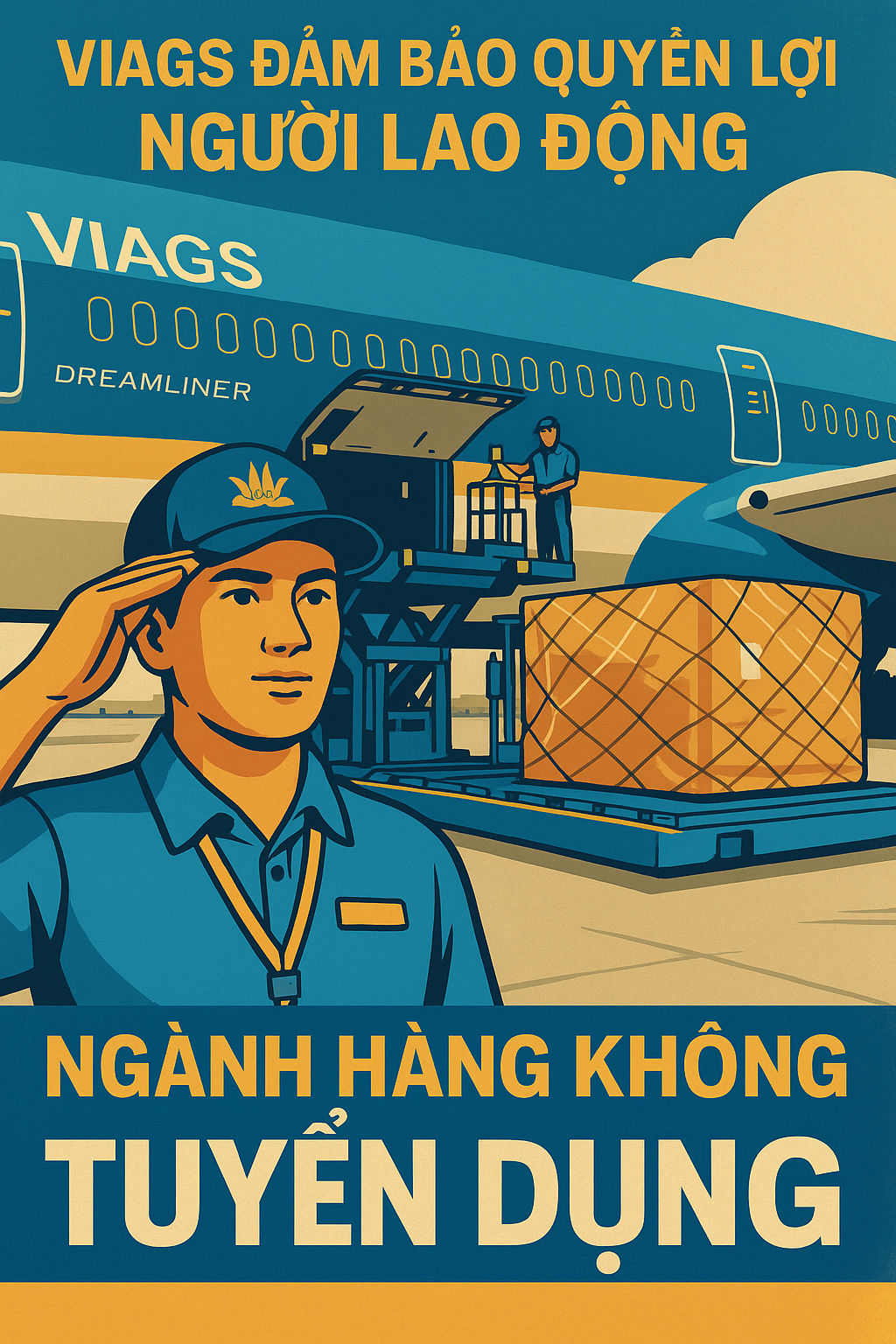 VIAGS tuyển dụng nhân viên lái vận hành trang thiết bị mặt đất tại Đà Nẵng