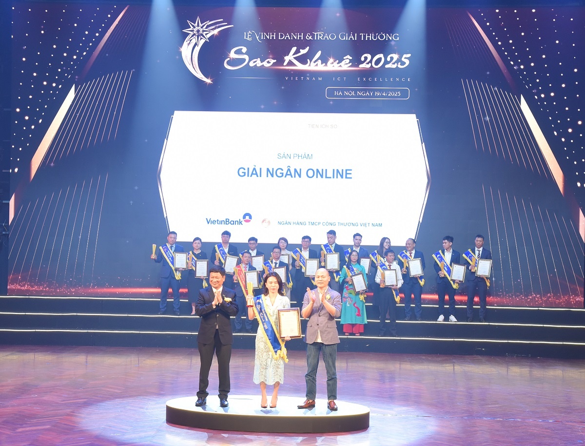 Giải ngân online đã được xướng tên tại Giải thưởng Sao Khuê 2025