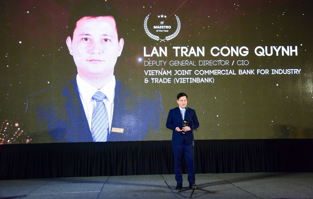 Ông Trần Công Quỳnh Lân nhận Giải thưởng “IT Maestro of the year - Nhà Lãnh đạo IT của năm” Ông Trần Công Quỳnh Lân nhận Giải thưởng “IT Maestro of the year - Nhà Lãnh đạo IT của năm”