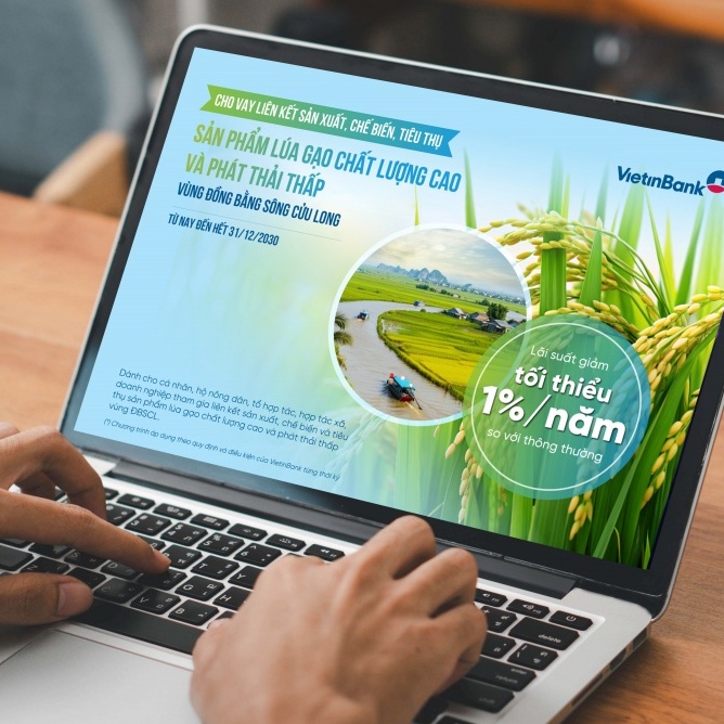 VietinBank cho vay ưu đãi, phát triển nông nghiệp bền vững vùng Đồng bằng sông Cửu Long