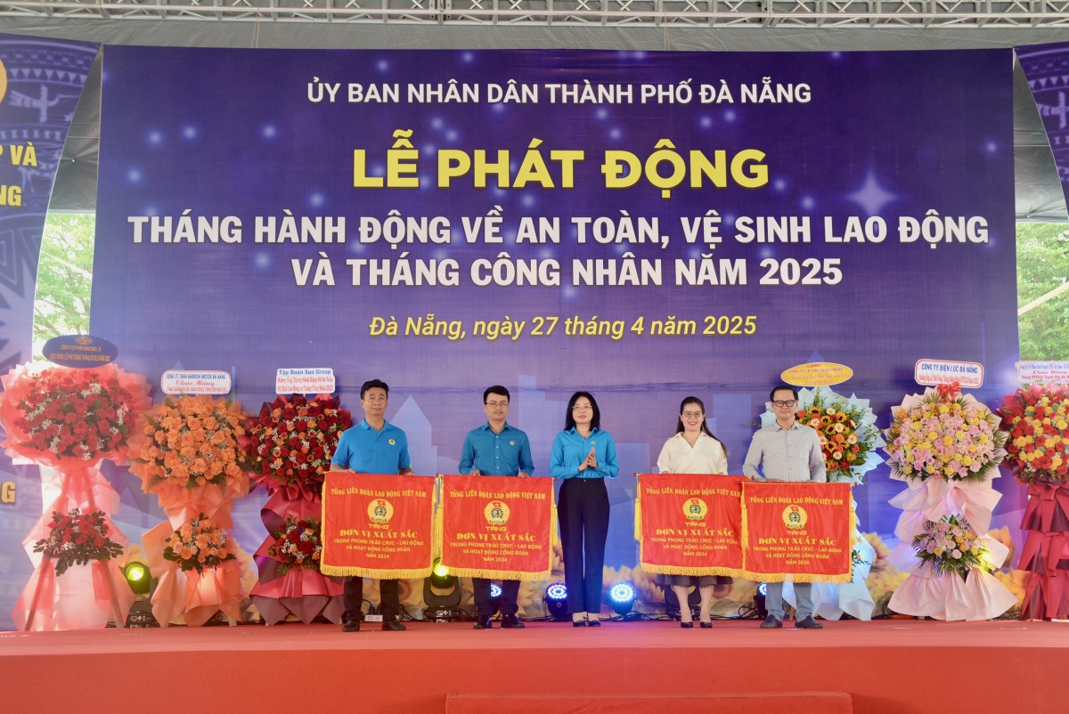 Đà Nẵng phát động Tháng Công nhân và Tháng hành động về An toàn, vệ sinh lao động 2025 Đà Nẵng phát động Tháng Công nhân và Tháng hành động về An toàn, vệ sinh lao động 2025