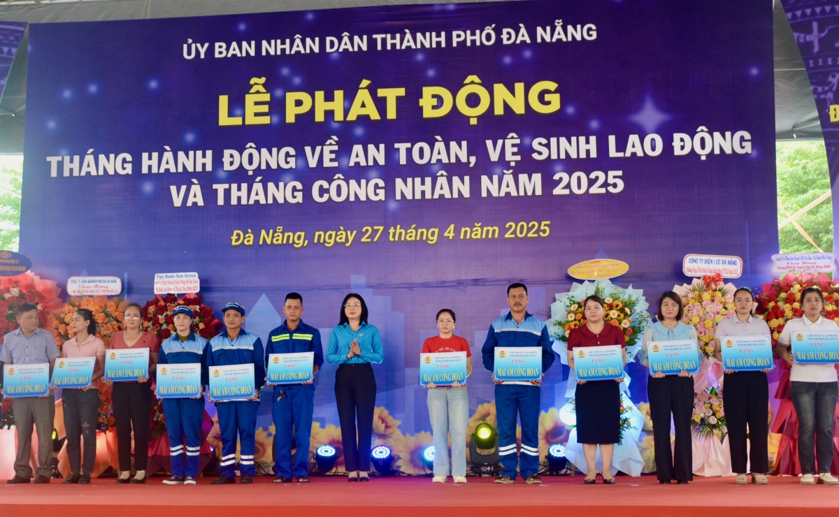 Đà Nẵng phát động Tháng Công nhân và Tháng hành động về An toàn, vệ sinh lao động 2025 Đà Nẵng phát động Tháng Công nhân và Tháng hành động về An toàn, vệ sinh lao động 2025