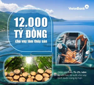 VietinBank nâng quy mô gói tín dụng, đẩy mạnh đầu tư lĩnh vực lâm, thủy sản
