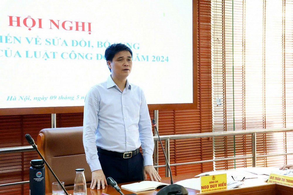 Sửa đổi, bổ sung Luật Công đoàn năm 2024 nhằm quán triệt chủ trương lớn của Đảng