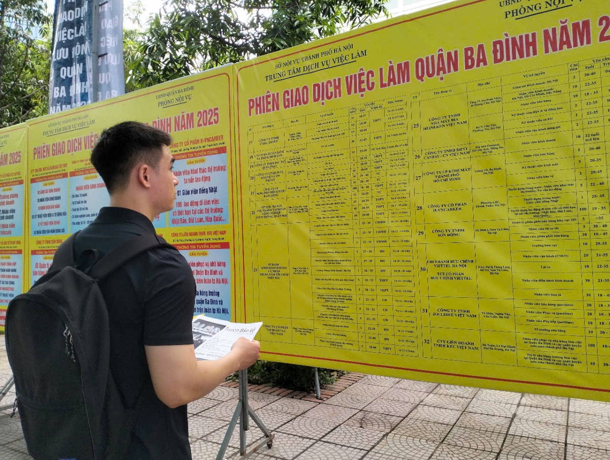 Gần 1.700 cơ hội việc làm tại phiên Ba Đình