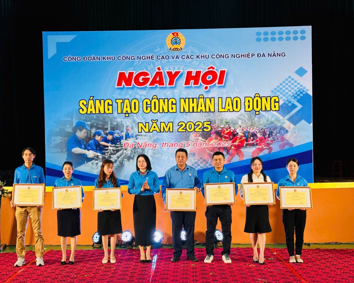 Đà Nẵng: Sôi nổi Ngày hội sáng tạo và hội thao công nhân lao động 2025 Đà Nẵng: Sôi nổi Ngày hội sáng tạo và hội thao công nhân lao động 2025