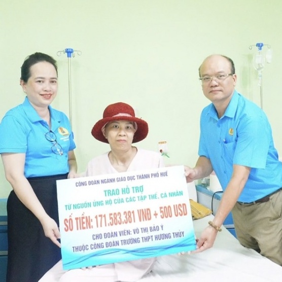 Kêu gọi hỗ trợ, tiếp thêm sức sống cho cô giáo bị ung thư