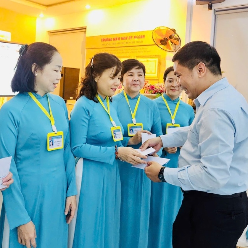 Kết nối bằng nghĩa tình tại Trường Mầm non Bé Ngoan