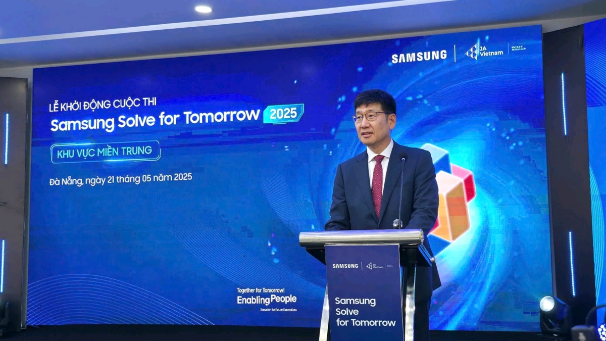 Samsung khởi động cuộc thi Solve for Tomorrow 2025 tại khu vực miền Trung Samsung khởi động cuộc thi Solve for Tomorrow 2025 tại khu vực miền Trung