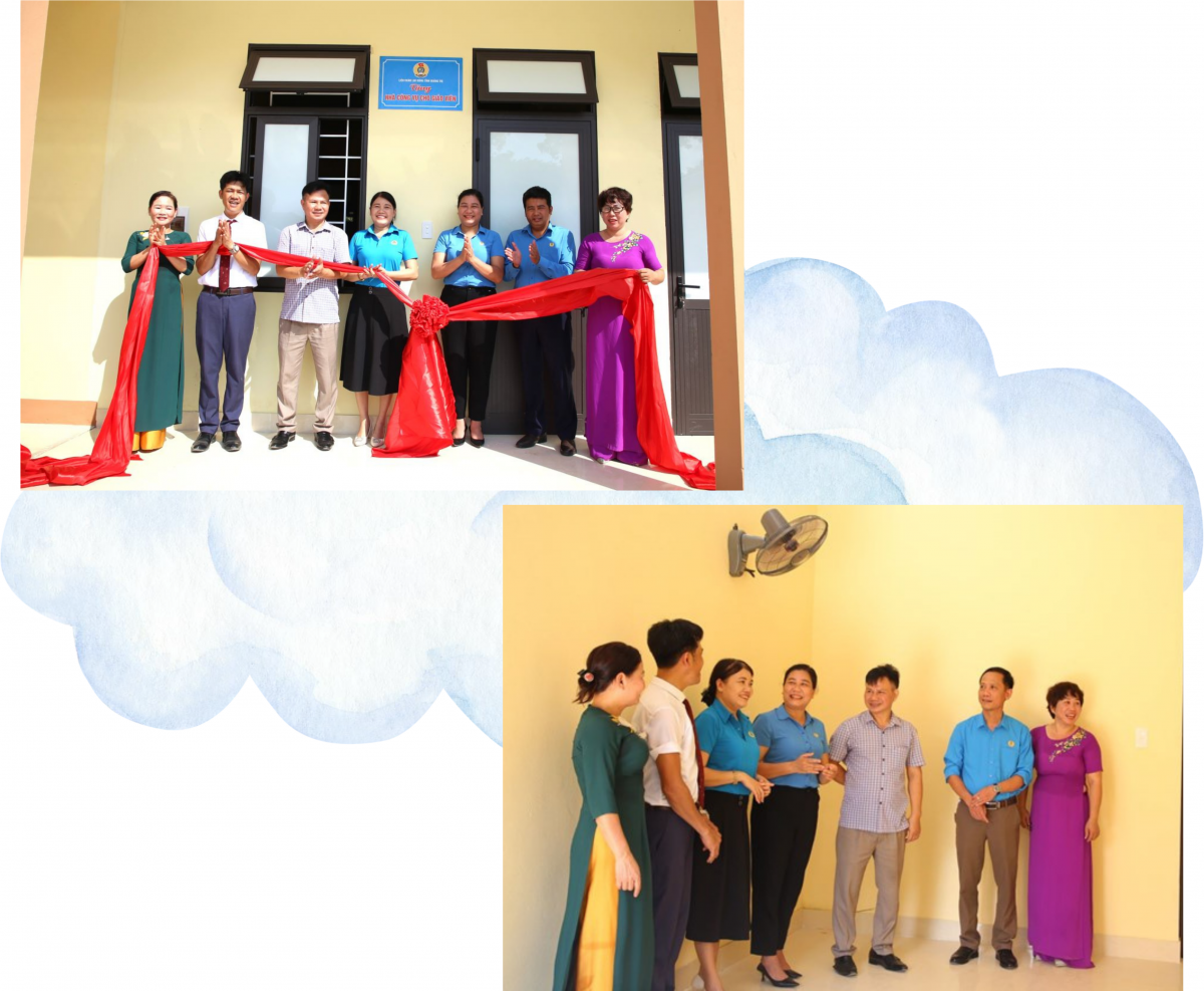 Công đoàn xây nhà ở công vụ, giáo viên vùng khó yên tâm cắm bản