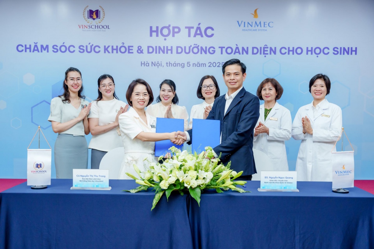 Vinschool và Vinmec ký thỏa thuận hợp tác toàn diện