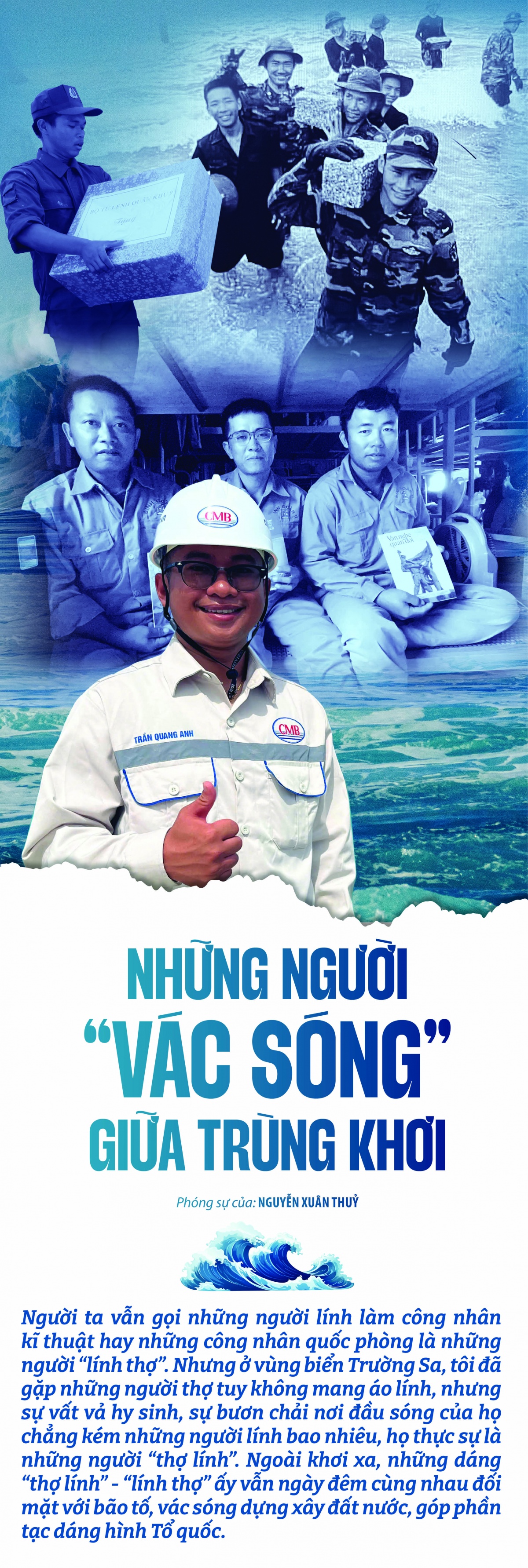 Những người “vác sóng” giữa trùng khơi