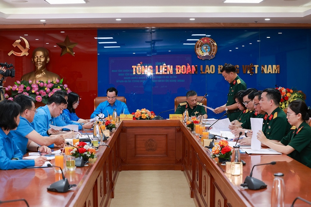 Thống nhất Đề án tổ chức và hoạt động Công đoàn trong Quân đội