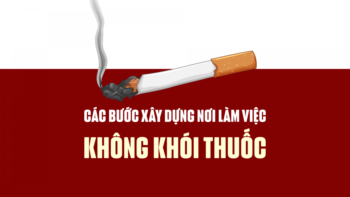Các bước xây dựng nơi làm việc không khói thuốc