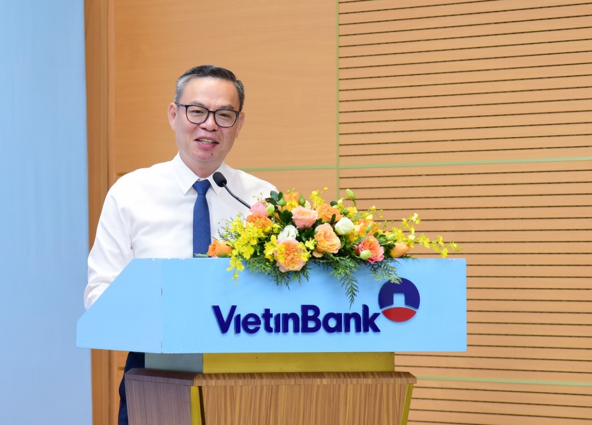 Ông Trần Minh Bình – Chủ tịch HĐQT VietinBank phát biểu tại sự kiện