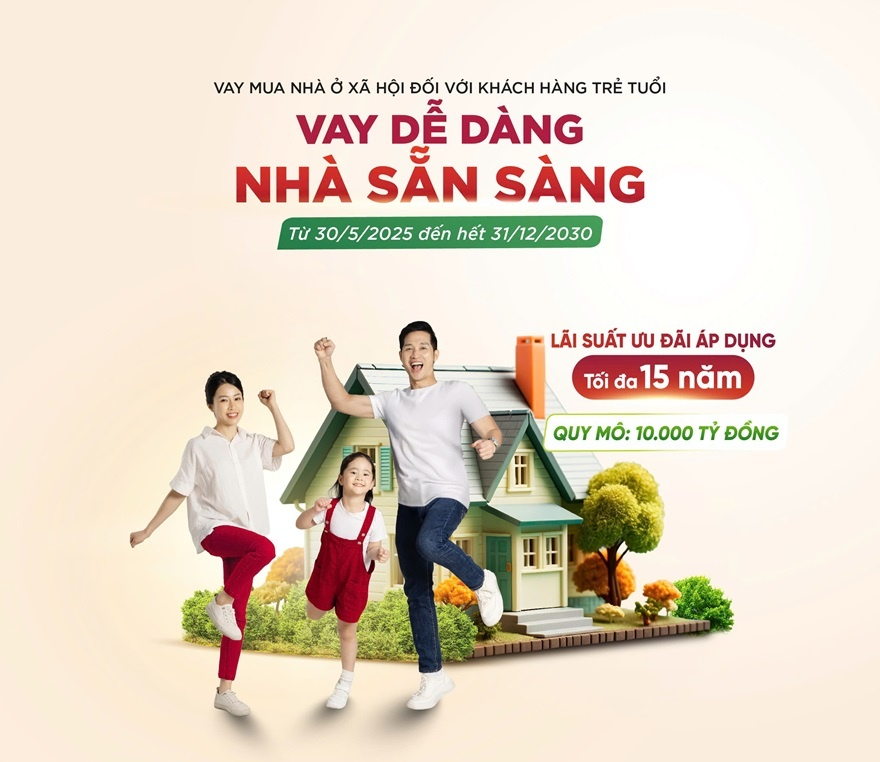 Agribank triển khai gói tín dụng ưu đãi 10.000 tỷ đồng: Mở rộng cánh cửa an cư cho người trẻ Agribank triển khai gói tín dụng ưu đãi 10.000 tỷ đồng: Mở rộng cánh cửa an cư cho người trẻ