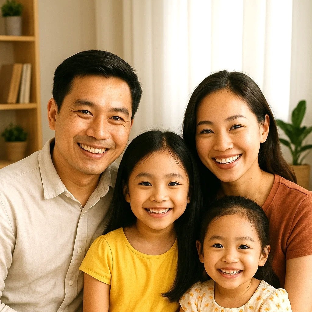 Tặng tiền cho người sinh hai con gái