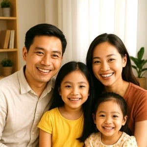 Tặng tiền cho người sinh hai con gái