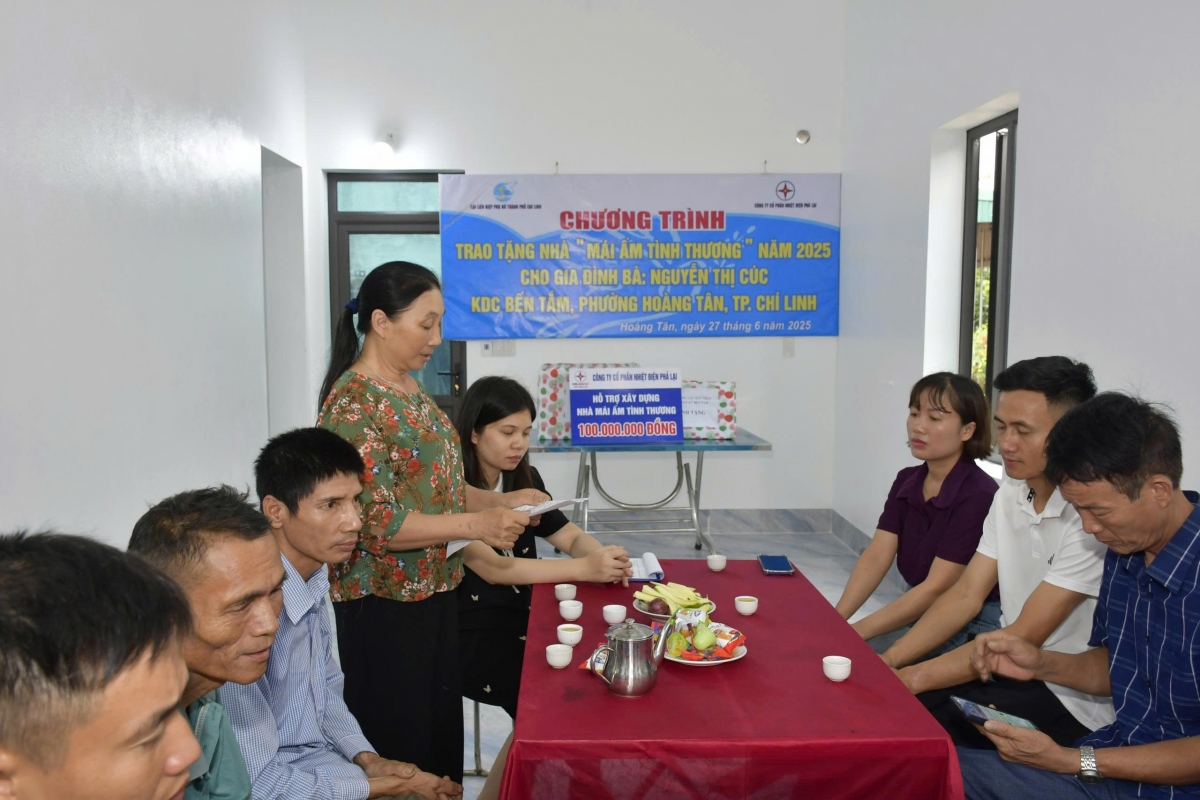 Công đoàn Công ty CPNĐ Phả Lại – Vòng tay đồng hành và chia sẻ