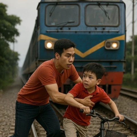 Cứu người xong là đi