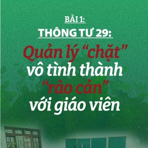 Thông tư 29: Quản lý chặt vô tình thành rào cản với giáo viên