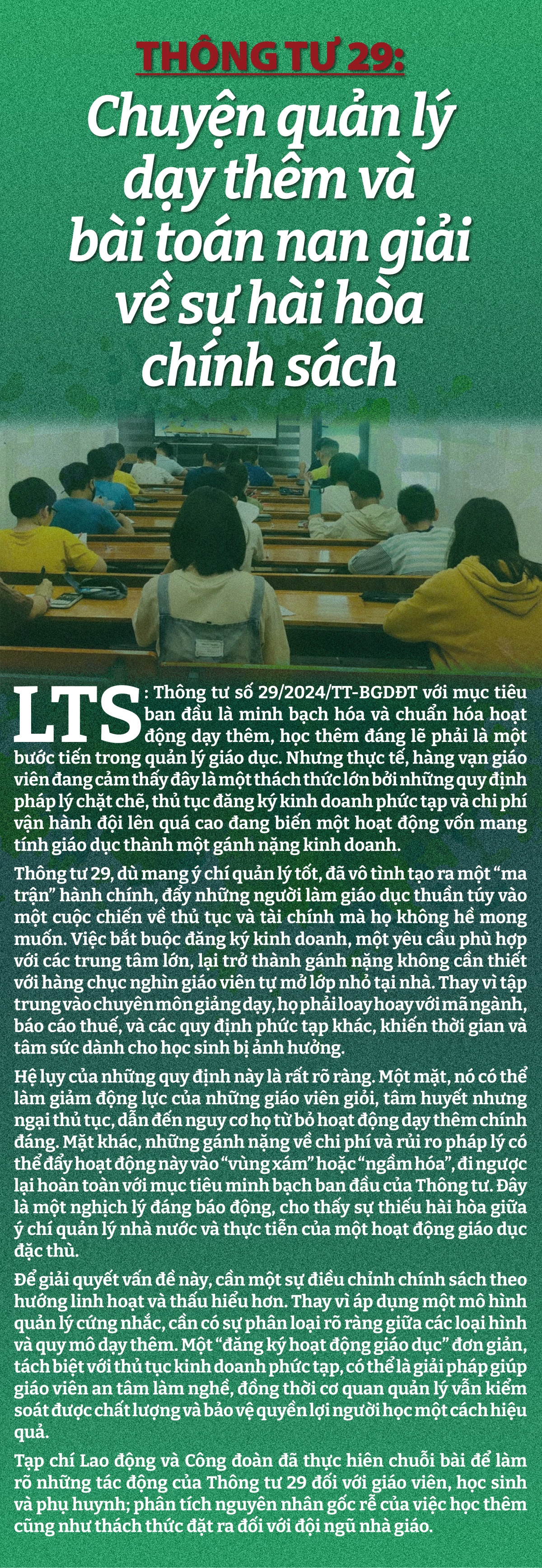 Thông tư 29: Quản lý “chặt” vô tình thành “rào cản” với giáo viên