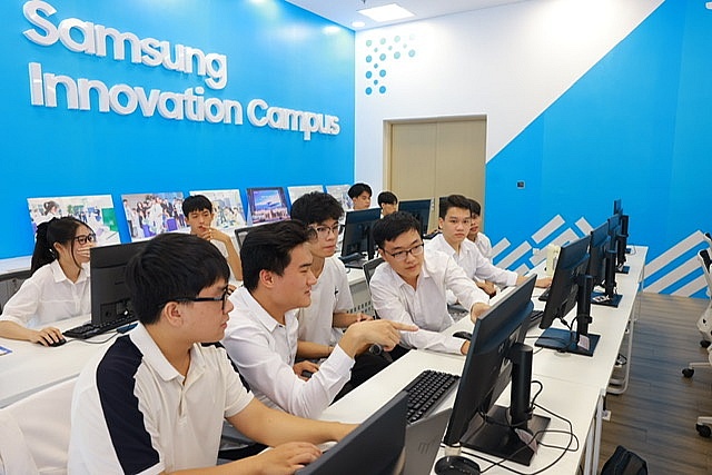 Hình ảnh một lớp học thuộc chương trình 