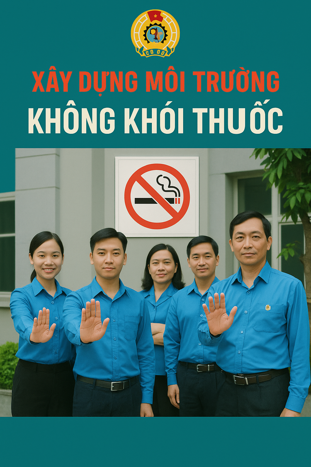 Sáng kiến công đoàn về xây dựng môi trường làm việc không khói thuốc